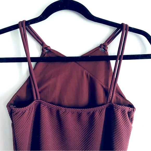 Charlotte Russe Women's Dark Purple Peplum Tank Top  Shirt Size Medium - Picture 5 of 6